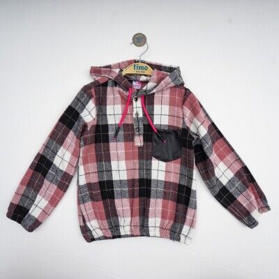 Wholesale Girls Flannel Sweatshirt 6-9Y Timo 1018-T4KDÜ012222303 - Timo