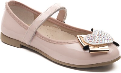 Wholesale Girls Flat Shoe 31-36EU Minican 1060-HY-F-4889 Blanced Almond