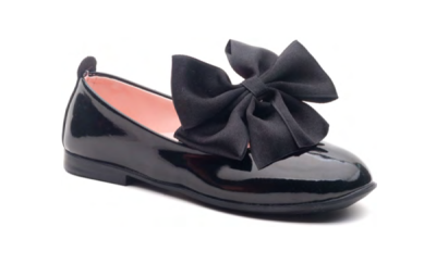 Wholesale Girls Flat Shoes with 31-35EU Minican 1060-WTE-F-YONCA Black