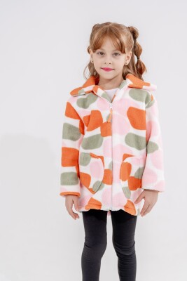 Wholesale Girls Fleece Jacket 6-9Y Eray Kids 1044-6296 - Eray Kids