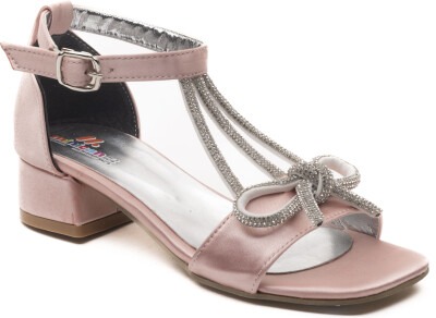 Wholesale Girls Heels Sandals Shoes 23-27EU Minican 1060-Z-B-100 Blanced Almond