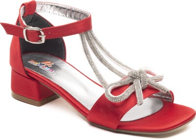 Wholesale Girls Heels Sandals Shoes 33-37EU Minican 1060-Z-F-100 Red