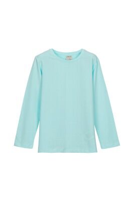 Wholesale Girls Long sleeve Basic T-shirt 13-16Y Lovetti 1032-1007 Pale Turquois