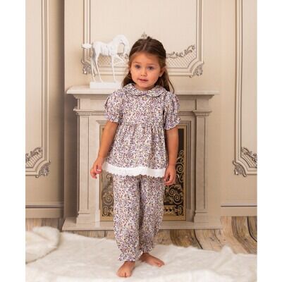 Wholesale Girls Pajamas Set 2-11Y KidsRoom 1031-5668 Yellow