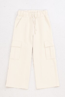 Wholesale Girls Pants 4-8Y DMB Boys&Girls 1081-0206 Ecru