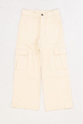 Wholesale Girls Pants 9-14Y DMB Boys&Girls 1081-9724 Ecru