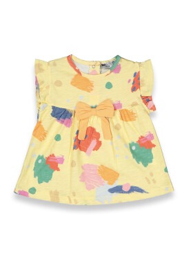 Wholesale Girls Patterned Blouse 6-18M Tuffy 1099-9019 Light Yellow