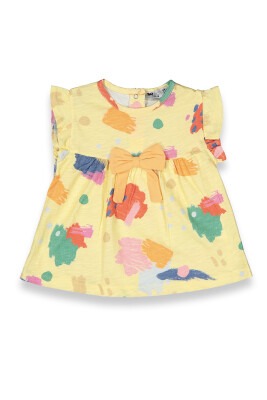 Wholesale Girls Patterned Blouse 6-18M Tuffy 1099-9019 Light Yellow