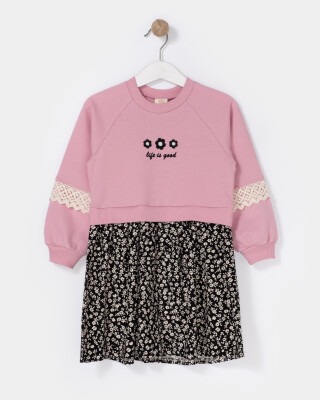 Wholesale Girls Patterned Dress 2-5Y Bupper Kids 1053-23946 - Bupper Kids (1)