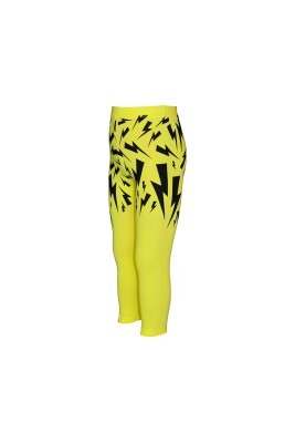 Wholesale Girls Patterned Leggings 5-8Y Lovetti 1032-9541 Phosphorised Yellow