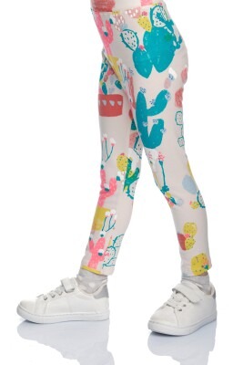 Wholesale Girls Patterned Leggings 9-12Y Lovetti 1032-8934 - Lovetti