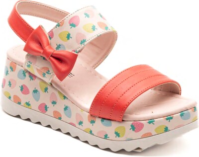Wholesale Girls Patterned Sandals 26-30EU Minican 1060-X-P-P09 - Minican