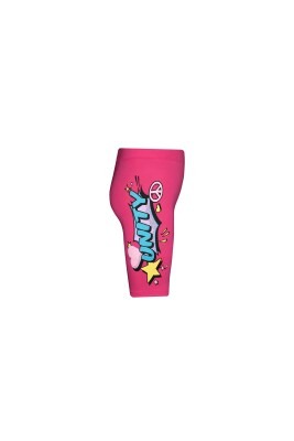 Wholesale Girls Patterned Shorts 5-8Y Lovetti 1032-7953 Fuschia
