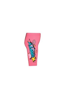 Wholesale Girls Patterned Shorts 5-8Y Lovetti 1032-7953 Neon Fuschia