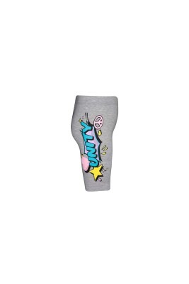 Wholesale Girls Patterned Shorts 5-8Y Lovetti 1032-7953 Grey1