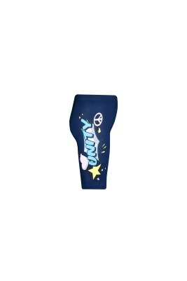 Wholesale Girls Patterned Shorts 5-8Y Lovetti 1032-7953 Indigo