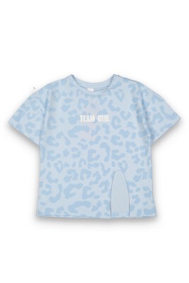 Wholesale Girls Patterned T-Shirt 6-9Y Tuffy 1099-9110 - Tuffy