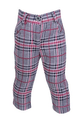 Wholesale Girls Plaid Pants 1-4Y Zeyland 1070-92M2CGA08 Claret Red
