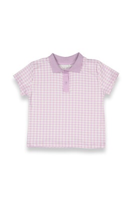 Wholesale Girls Plaid T-shirt 6-9Y Tuffy 1099-9100 - Tuffy