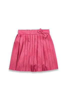Wholesale Girls Pleated Skirt 4-8Y Panino 1077-23016 Fuschia