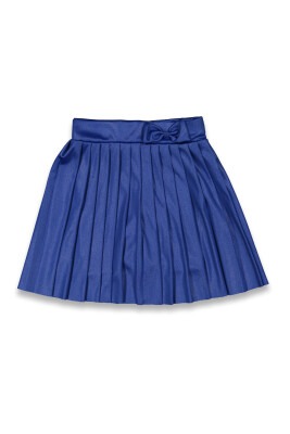 Wholesale Girls Pleated Skirt 4-8Y Panino 1077-23016 Saxe