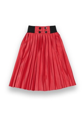 Wholesale Girls Pleated Skirt 8-16Y Panino 1077-23013 Red