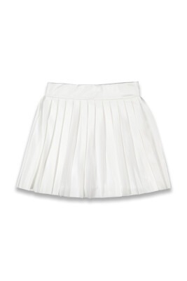 Wholesale Girls Pleated Skirt 8-16Y Panino 1077-23015 White