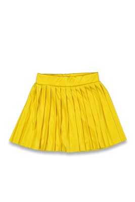 Wholesale Girls Pleated Skirt 8-16Y Panino 1077-23015 Yellow