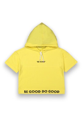 Wholesale Girls Printed T-Shirt 10-13Y Tuffy 1099-9151 Yellow