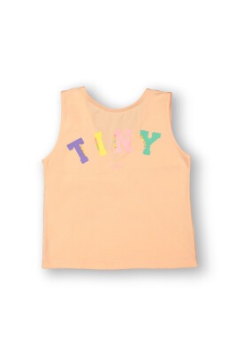 Wholesale Girls Printed T-shirt 10-13Y Tuffy 1099-9171 pinkish orange