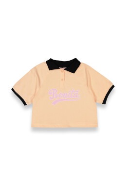 Wholesale Girls Printed T-shirt 6-9Y Tuffy 1099-9101 pinkish orange