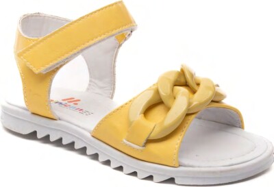 Wholesale Girls Sandals 31-35EU Minican 1060-Z-F-083 Yellow