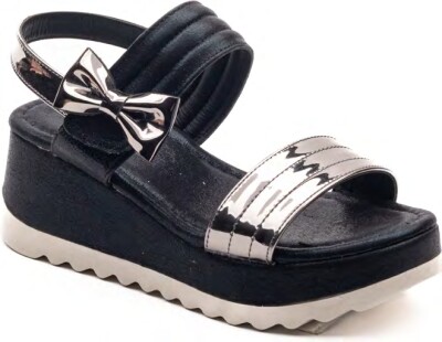 Wholesale Girls Sandals with Bow 26-30EU Minican 1060-X-P-P06 Black