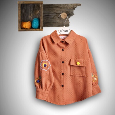 Wholesale Girls Shirt 2-5Y Timo 1018-T3KDÜ012235862 - Timo
