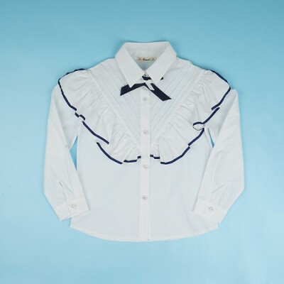 Wholesale Girls Shirt 7-10Y Büşra Bebe 1016-23209 - Büşra Bebe