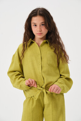 Wholesale Girls Shirt 8-15Y Jazziee 2051-241Z4ALR81 Green
