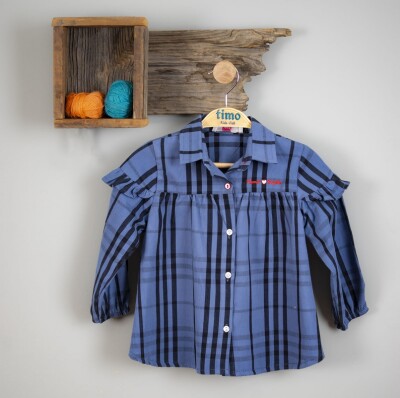 Wholesale Girls Shirts 6-9Y Timo 1018-T3KDÜ014236223 - Timo