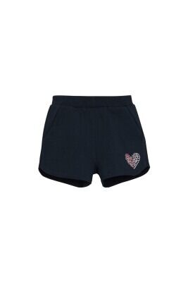Wholesale Girls Shorts 1-4Y Lovetti 1032-7853 Dark Navy