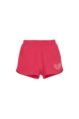 Wholesale Girls Shorts 1-4Y Lovetti 1032-7853 Vermilon