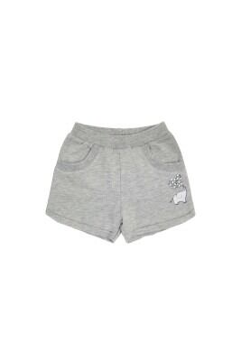 Wholesale Girls Shorts 1-4Y Lovetti 1032-7864 Gray