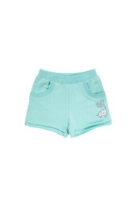 Wholesale Girls Shorts 1-4Y Lovetti 1032-7864 Mint Green2