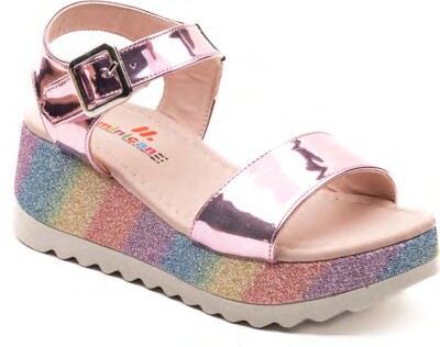 Wholesale Girls Silvery Sandals 26-30EU Minican 1060-X-P-P07 - Minican (1)