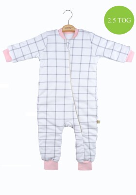 Wholesale Girls Sleeper Jumpsuit 1-6Y Ciccimbaby 1043-4856 Gray