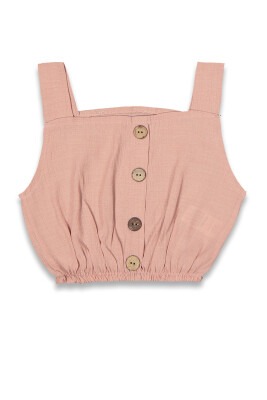 Wholesale Girls Sleeveless Blouse 6-14Y Panino 1077-22024 - Panino (1)