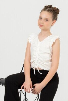 Wholesale Girls Sleeveless Blouse 9-14Y DMB Boys&Girls 1081-0220 - DMB Boys&Girls (1)