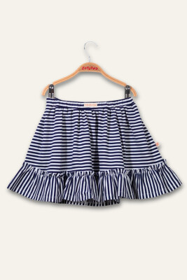 Wholesale Girl's Striped Skirt 3-12Y Zeyland 1070-251Z4SCR13 Navy 