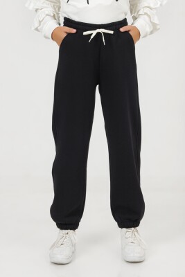 Wholesale Girls Sweatpants 9-14Y DMB Boys&Girls 1081-9713 Black