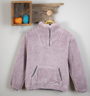 Wholesale Girls Sweatshirt 2-5Y Timo 1018-T3KDÜ054239662 Gray
