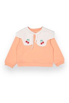 Wholesale Girls Sweatshirt 2-5Y Tuffy 1099-59 pinkish orange