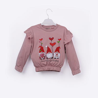 Wholesale Girls Sweatshirt 3-6Y Büşra Bebe 1016-23256 - Büşra Bebe